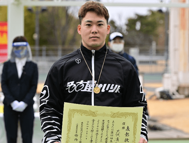 犬伏湧也選手のルーキーチャンピオンレース写真