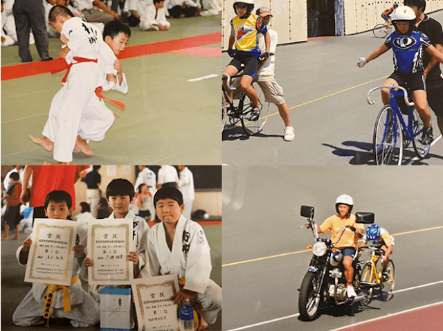 清水裕友選手の子供の時の写真