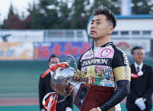 清水裕友選手のG1優勝写真