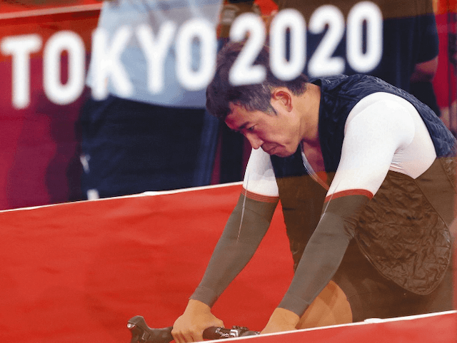脇本雄太選手オリンピック敗退写真