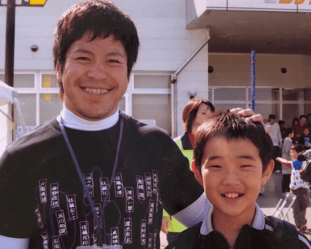 中野慎詞選手の子供の頃の写真